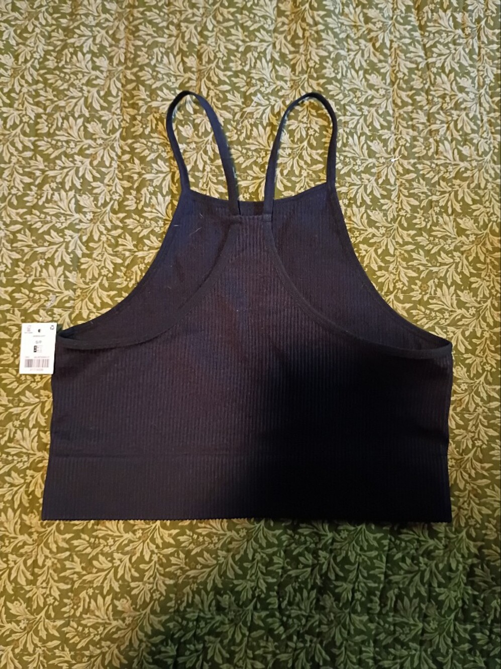 Ardene Black Ribbed Tank - Picture 2 of 3